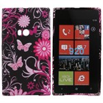 Design Sili-Cover til Lumia 920 - Butterflies